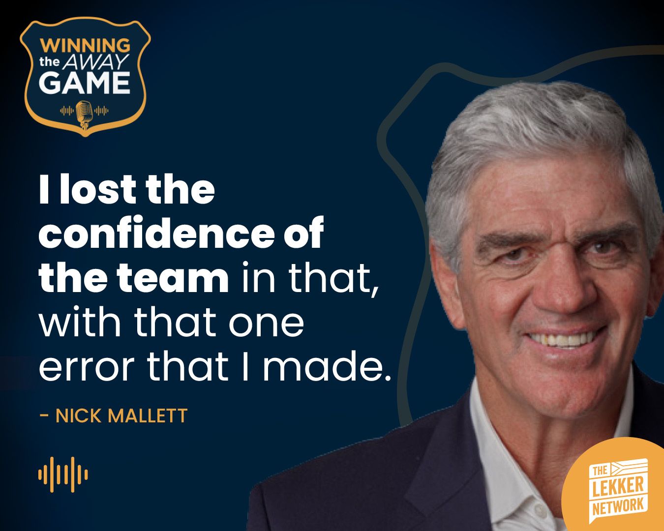 Nick Mallett quote graphic